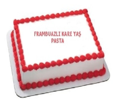 Kaliteli Malzemelerle Hazırlanan 15 Kişilik Frambuazlı Yaş Pasta