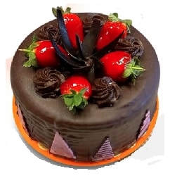 Yıldönümü İçin 2-3 Kişilik Çikolatalı Yaş Pasta